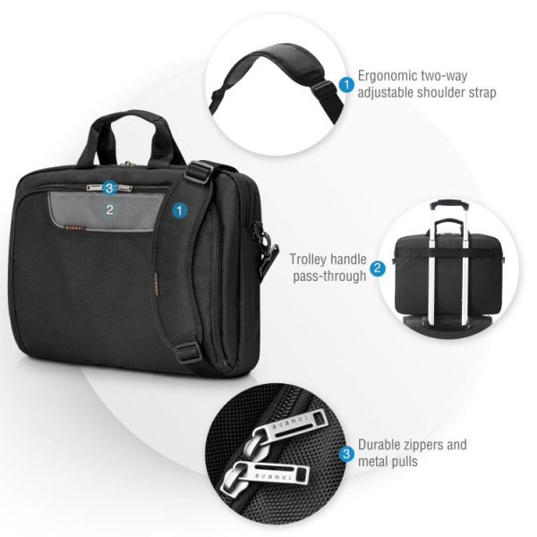 Everki Advance Laptop Bag Briefcase up to 18.4-Inch (EKB407NCH18) - Image 4