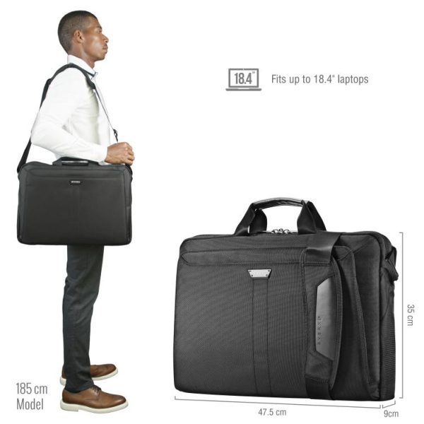 Everki Lunar Laptop Bag Briefcase up to 18.4-Inch (EKB417BK18) - Image 2