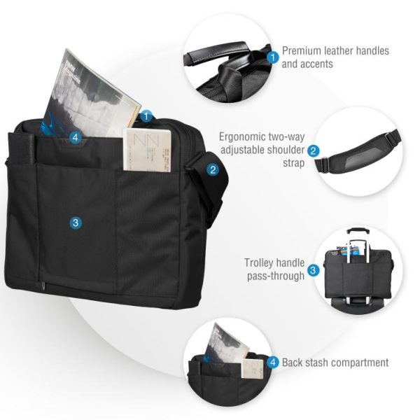 Everki Lunar Laptop Bag Briefcase up to 18.4-Inch (EKB417BK18) - Image 4