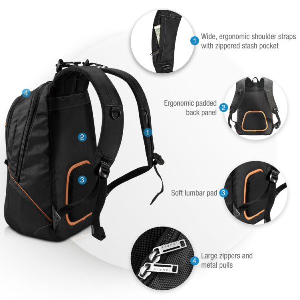 Everki Glide Laptop Backpack fits up to 17.3-Inch (EKP129) - Image 4