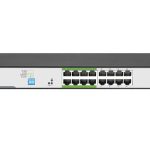 D-Link 18-Port Unmanaged PoE Switch with 16 RJ45 PoE and 2 Uplink Ports (DGS-F1018P-E)