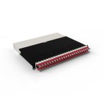 Patchbox.One 8RU STP Red Cat6A Cable Management System, Includes 24x 8RU Red Casettes, 3x Patchcatch Pairs & 1x /Dev/Mount Pair (PONEX8STPRD)