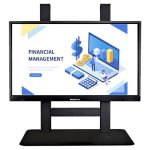 TouchBoard Free Standing Fixed Height System. VESA to 1200 x 600mm. Supports panels up to 136kg. Black. (TBMS-FREE-FH)