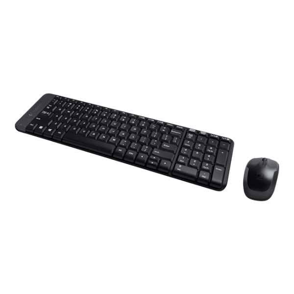 Logitech Wireless Keyboard & Mouse Combo, MK220, Black, USB Receiver, ) (920-003235) - Image 2
