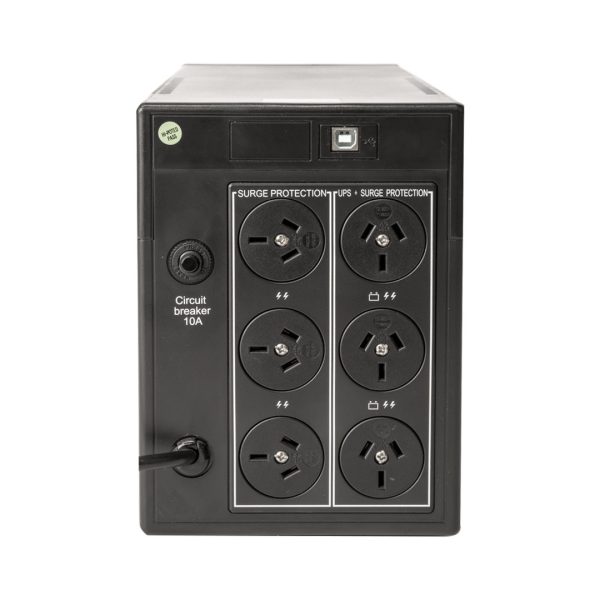 PowerShield PSD1200 Defender 1200VA / 720W Line Interactive Tower UPS with AVR, Hot Swappable Batteries, 2 Year Advanced Replacement Warranty (PSD1200) - Image 2