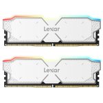 Lexar U-DIMM DDR5 6000 32GB KIT(16GB*2), CL38, THOR RGB White dual pack, Limited Lifetime Warranty (LD5U16G60C38AG-RGD)