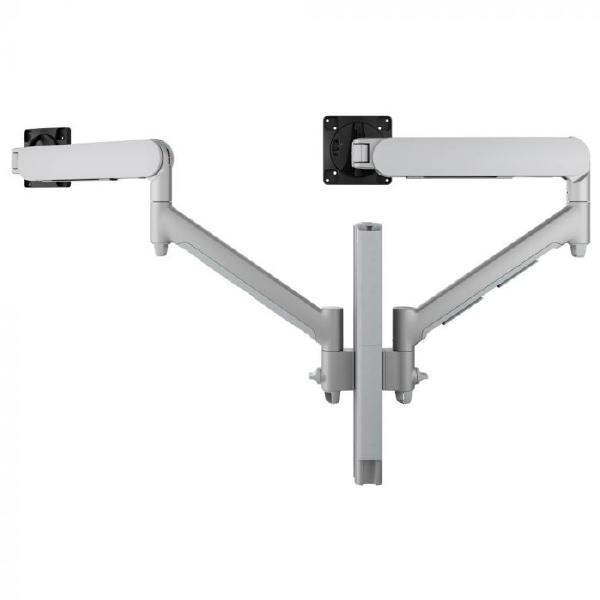 Atdec AWMS-2-D40 Dual Dynamic Monitor Arms on 400mm Post. Max Load: 8kg