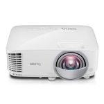 BenQ MW826STH WXGA, Lamp, DLP, Business Projector, 1280×800 Resolution, 3500 Lumens, 20,000:1 Contrast, 2 Year Warranty, White (9H.JMW77.13R)