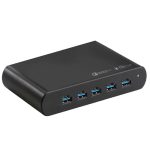 Shintaro 150W 5-Port GaN Charger USB-C & USB-A Multi Port Fast Charger for Laptops, Smartphones, Tablets – Power Sharing Optimisation (SH-MDUC-5)