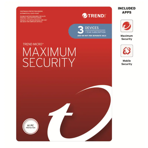 Trend Micro Max Security 3Dev