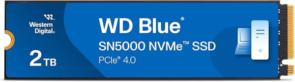 WD 2TB M.2 NVME SN5000 Blue