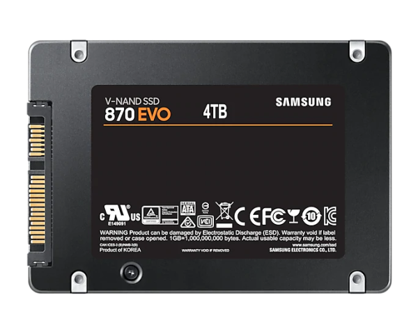 Samsung SSD 4TB 870 EVO SATA III 2.5" (MZ-77E4T0BW) - Image 2
