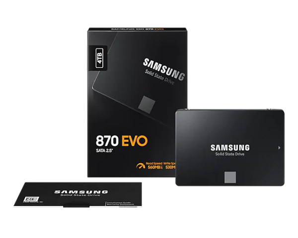 Samsung SSD 4TB 870 EVO SATA III 2.5" (MZ-77E4T0BW) - Image 6
