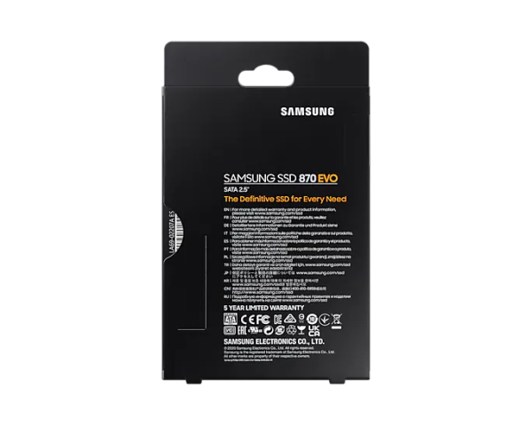 Samsung SSD 4TB 870 EVO SATA III 2.5" (MZ-77E4T0BW) - Image 8