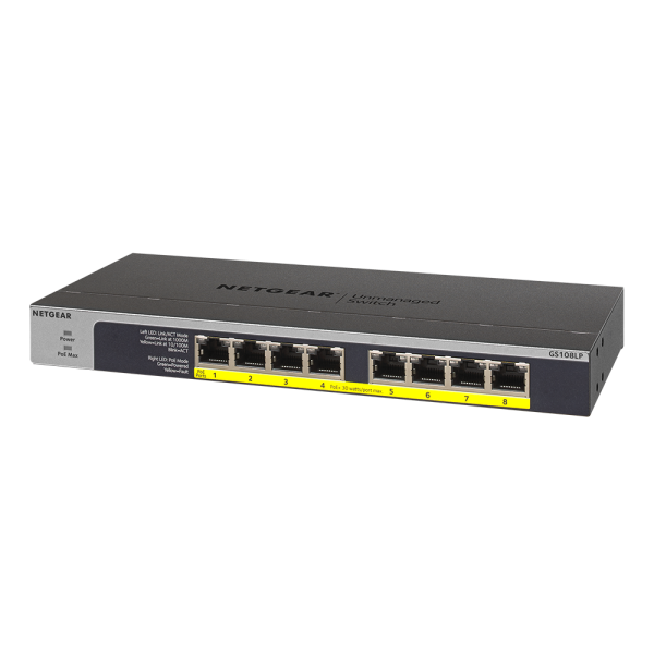 Netgear 8 PORT Gigabit POE+ 60W Switch (GS108LP-100AJS) - Image 3
