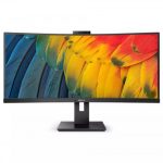 Philips 34B1U5600CH 34″ 21:9, Ultrawide QHD 3440×1440 VA Business Curved Monitor, HDMI,DP,100W USB-C/PD,Docking, RJ45,USBHub, 5MP Webcam, 4YR Warranty (34B1U5600CH)