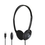 Shintaro USB-C Lightweight Headset w/ Inline Microphone, Adjustable Headband and In-line Volume Control, Ideal for Phones, PCs, Tablets (SH-106M-C)
