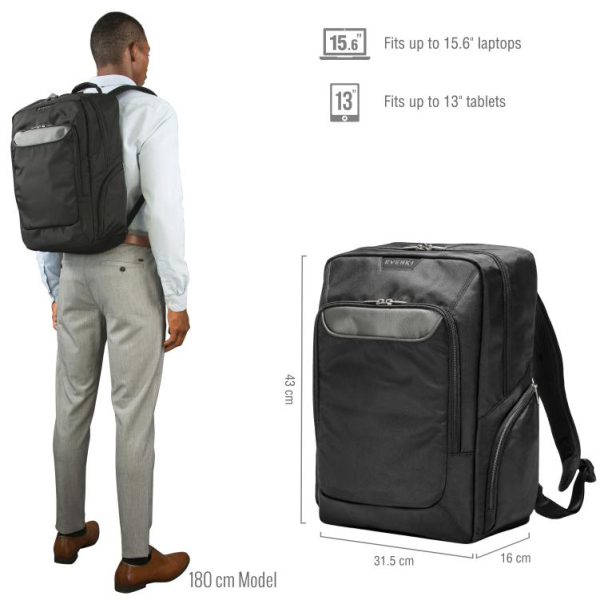 Everki Advance Laptop Backpack up to 15.6-Inch (EKP107) - Image 2