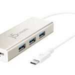 J5create JCH347 USB-C 3 port USB-A HUB with SD & Micro SD card reader (JCH347)