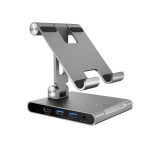 J5create JTS224 Multi-Angle Stand Docking Station for iPad, Samsung Tablet, Surface Pro 8 (USB-C to 4K HDMI, USB-C 100W PD, USB-Ax2, SD card reader) (JTS224)