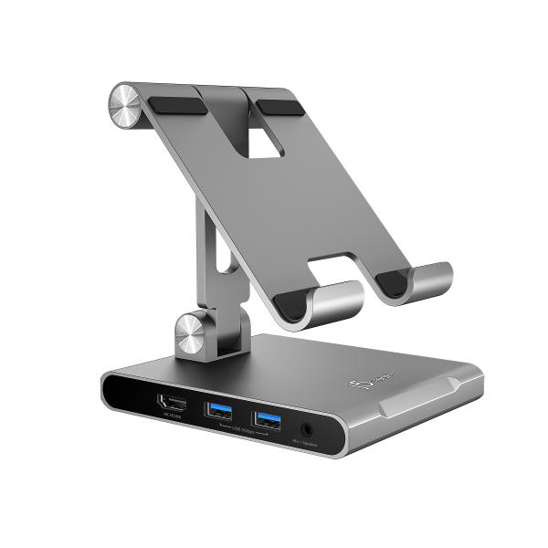 J5create JTS224 Multi-Angle Stand Docking Station for iPad
