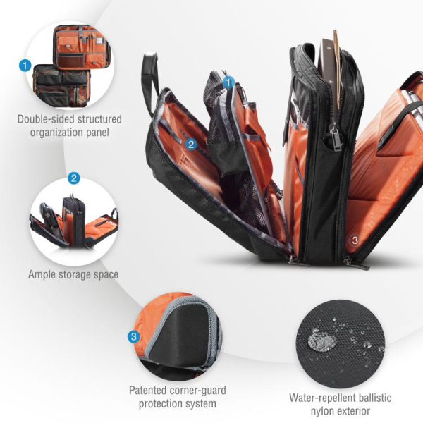 Everki Versa Premium Travel Friendly Laptop Bag Briefcase up to 17.3-Inch (EKB427BK17) - Image 3