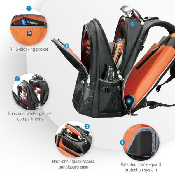 Everki Concept 2 Premium Travel Friendly Laptop Backpack up to 17.3-Inch (EKP133B) - Image 4