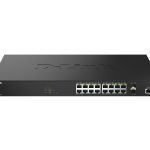 D-Link DMS-1250-18P, 18-Port Multi-Gigabit Smart Managed PoE++ Switch with 16 (2.5G) 90W PoE++ and 2 (10G) SFP+ Ports (DMS-1250-18P)
