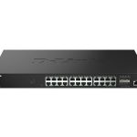 D-Link DMS-1250-28, 24-Port Multi-Gigabit Smart Managed Switch with 24 (2.5G) LAN and 4 (10G) SFP+ Ports (DMS-1250-28)