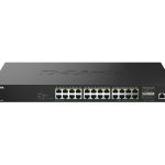 D-Link DMS-1250-28P, 28-Port Multi-Gigabit Smart Managed PoE++ Switch with 24 (2.5G) 90W PoE++ and 2 (10G) SFP+ Ports (DMS-1250-28P)