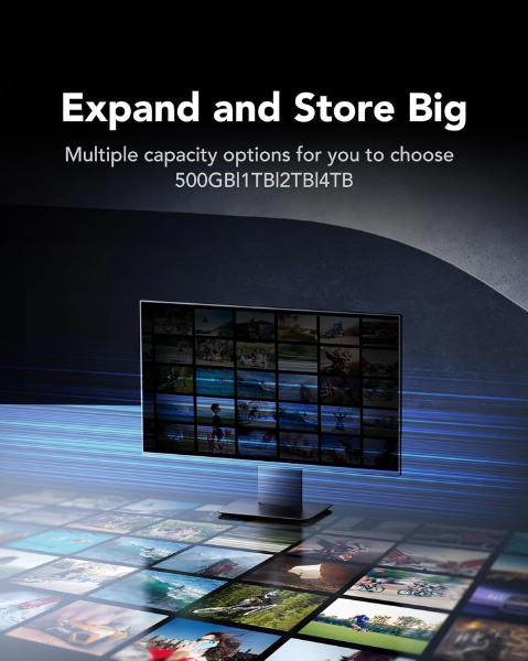 Lexar NQ790 4TB SSD, M.2 2280 PCIe Gen4x4 NVMe 1.4 Internal SSD, 5 Years Warranty (LNQ790X004T-RNNNG) - Image 5