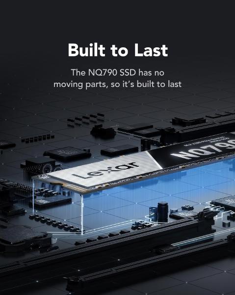 Lexar NQ790 4TB SSD, M.2 2280 PCIe Gen4x4 NVMe 1.4 Internal SSD, 5 Years Warranty (LNQ790X004T-RNNNG) - Image 7