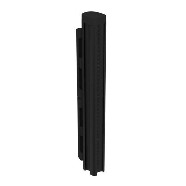 Atdec 400mm Stackable Medium Post With Guide Marks Black
