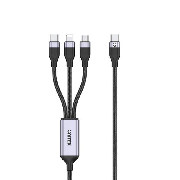 3-in-1 USB-C to Lightning