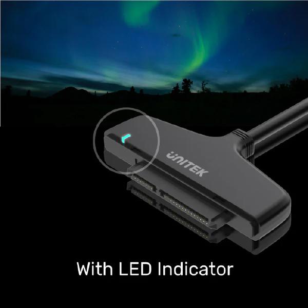 Unitek SmartLink Manta USB-A 3.0 to 2.5" SATAIII Adapter, Supports SATA I/II/III HDDs/SSDs, Transfer speed up to 5Gbps, backward compatible* (Y-1096) - Image 5