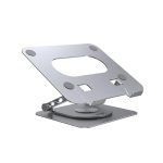 Unitek Adjustable Laptop Stand with 360 Rotating Base, Silver (OT180SL01)