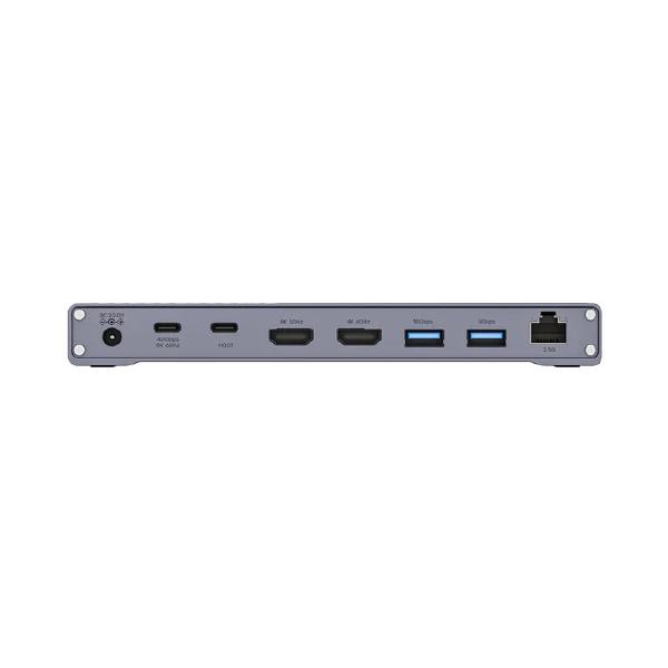 Unitek USB4 40Gbps Triple Display Docking Station, 1x 5Gbps, 2x 10Gbps, 1x PD20W, 1x Host, Grey (D1117AGY01-AU) - Image 8