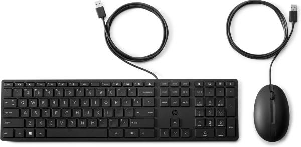 HP Wired Desktop 320MK Mouse and Keyboard -9SR36UT- (Replaces 9SR36AA)