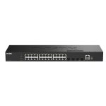 D-Link DGS-1530-28, 28-Port Stackable Smart Switch with 24 (1G) and 4 (10G) SFP+ Ports (DGS-1530-28)