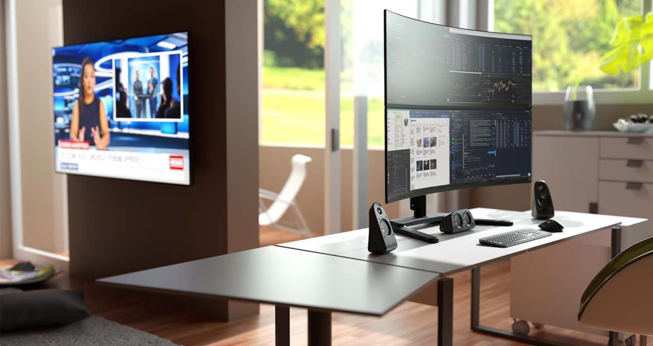 Atdec AWMS-2-BT75 Freestanding Black