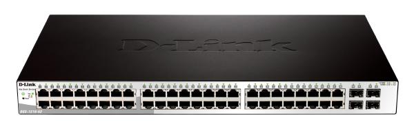 D-Link 52-Port Gigabit Smart Managed Switch with 48 RJ45 and 4 GbE/SFP Combo Ports