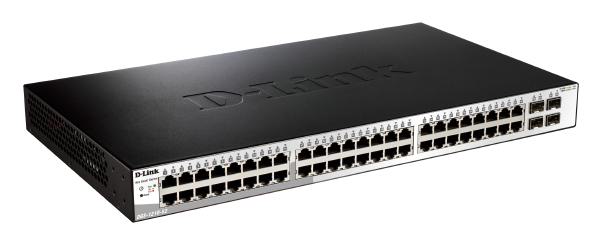 D-Link 52-Port Gigabit Smart Managed Switch with 48 RJ45 and 4 GbE/SFP Combo Ports (DGS-1210-52) - Image 2