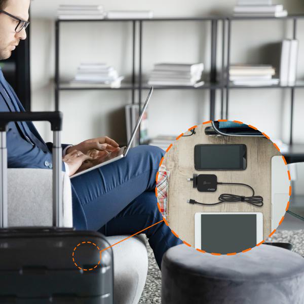 J5Create JUP1565DCU 67W GaN PD USB-C Mini Charger with 6 Types of DC Connector (JUP1565DCU) - Image 8