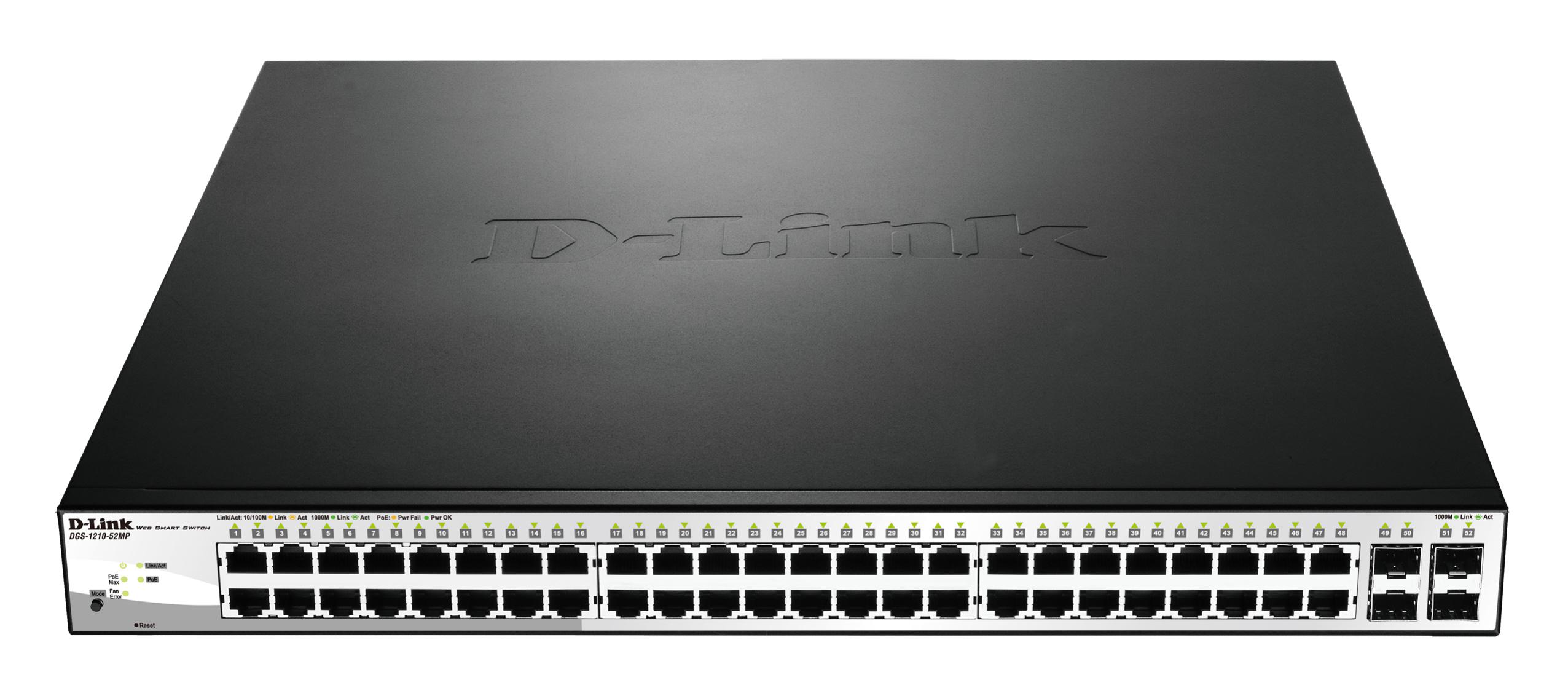 D-Link 52-Port Smart Managed PoE Switch