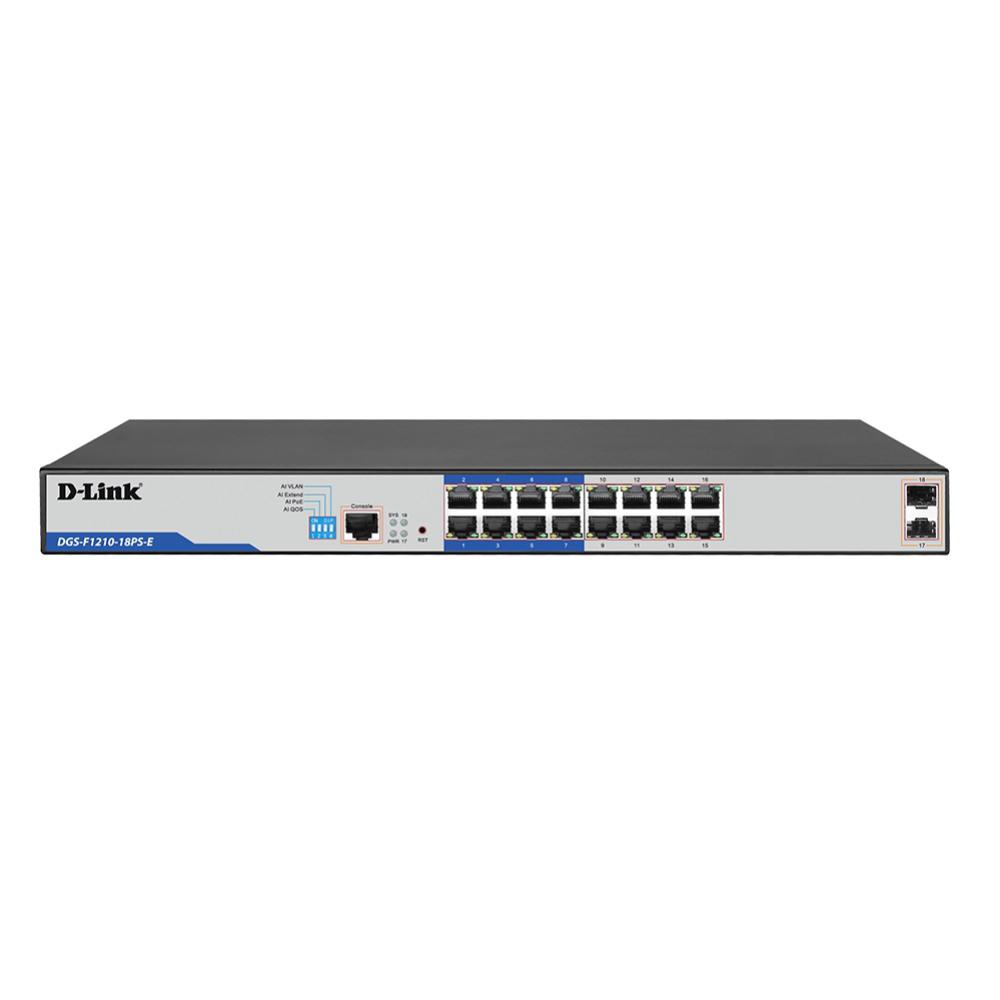 D-Link 18-Port Smart Managed PoE+ Switch