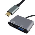 Shintaro USB-C to 4K HDMI & 1080P VGA (UC14KTA – USBC ADAP)