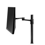 Atdec AF-AT-B Single Swing Arm on Post Black (Carton Damage) (AF-AT-B-NQR)