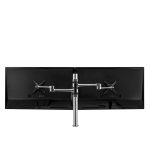 Atdec AFS-AT-DC-P Dual Swing Arms on Post Polished Silver (AFS-AT-DC-P)