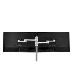 Atdec AFS-AT-DC-SW Dual Swing Arms on Post White (AFS-AT-DC-SW)