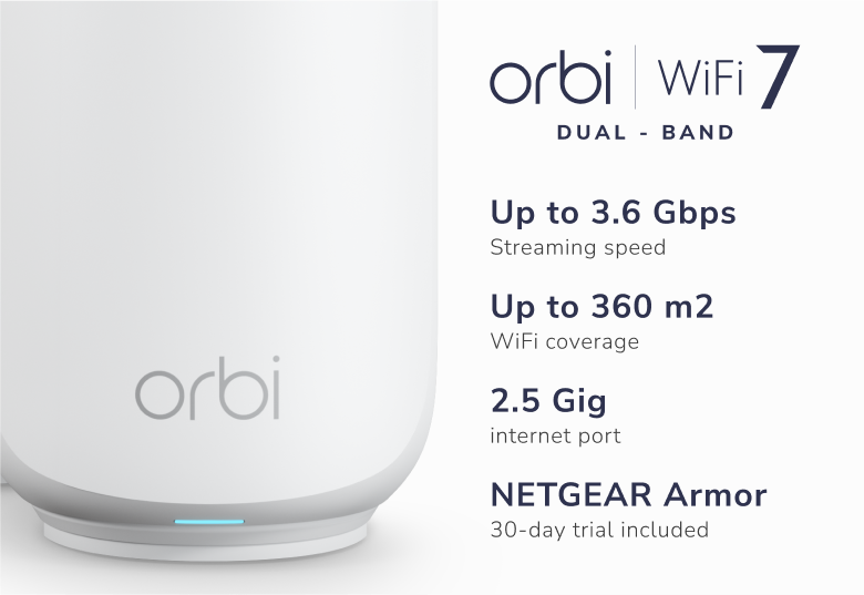 NG Orbi 370 D/Band WiFi 7 Mesh (RBE372-100APS) - Image 4
